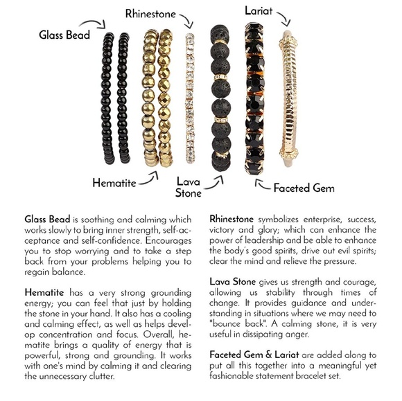 🆕 Bohemian Bracelet Set ~ Lava Gold - Picture 4 of 8